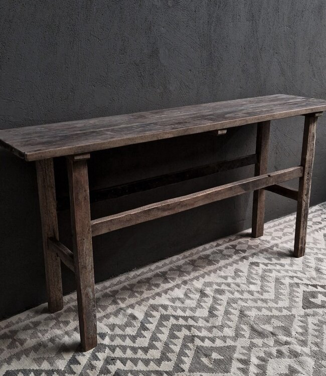 Luksa Home Collection Wandtafel Kyon | Antique Grey | H80 x B160 x D40 cm