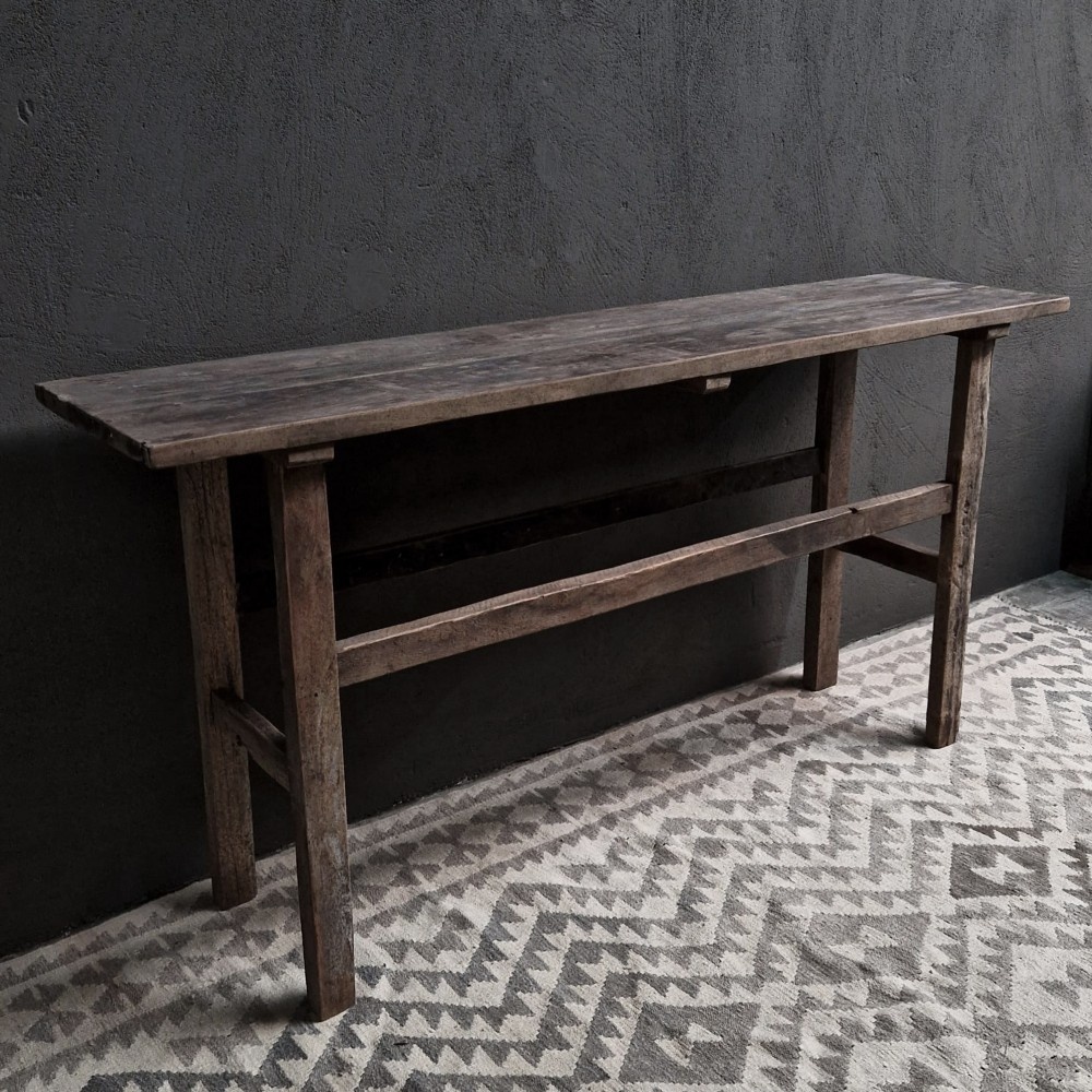 Luksa Home Collection Wandtafel Kyon | Antique Grey | H80 x B160 x D40 cm