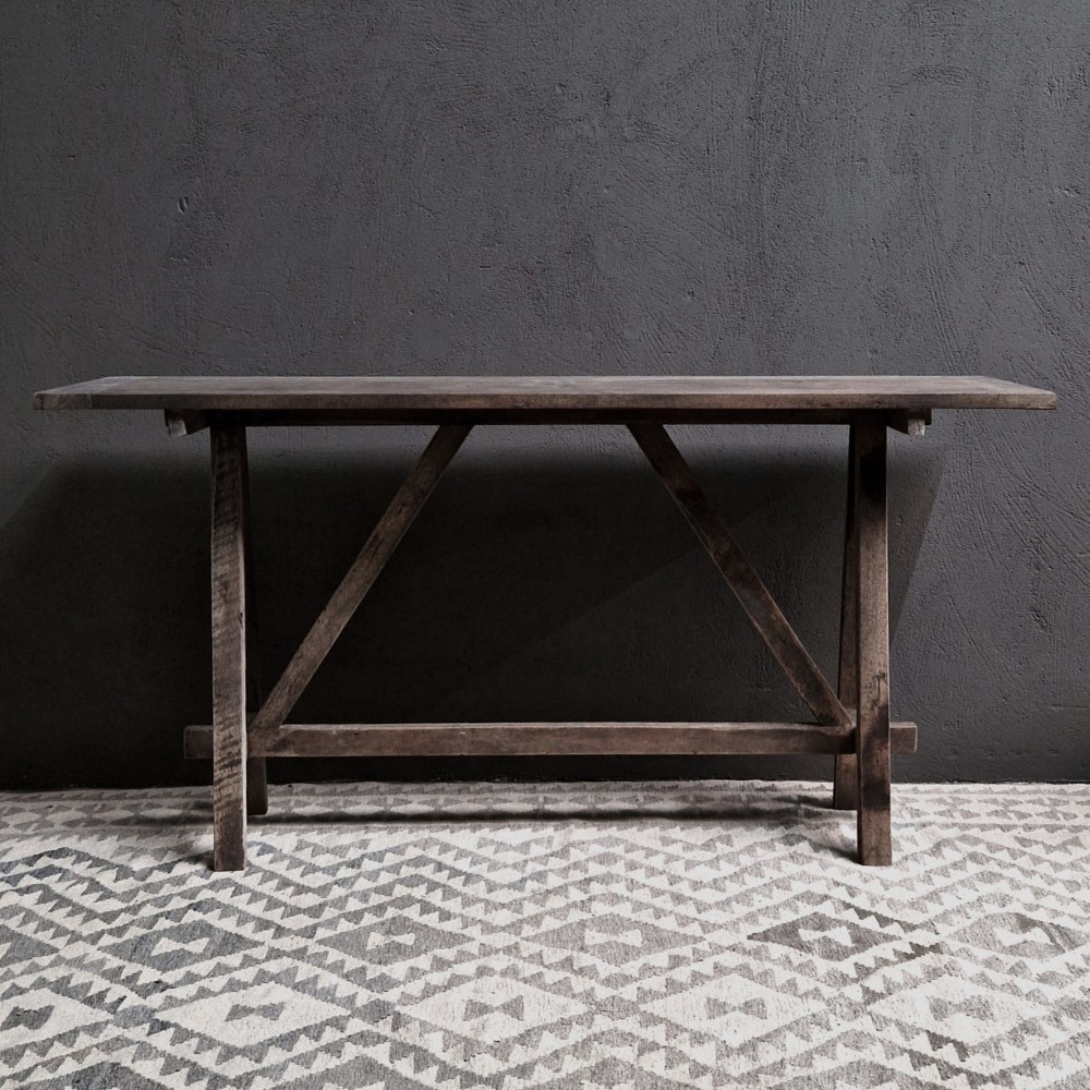 Luksa Home Collection Wandtafel Lei | Antique Grey | H80 x B160 x D40 cm