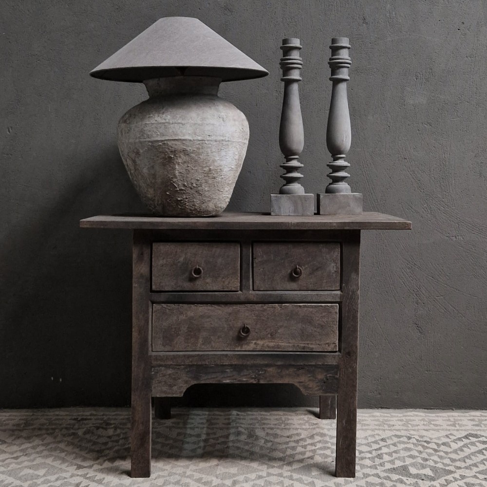 Luksa Home Collection Wandtafel Jamie | Antique Grey | H80 x B100 x D45 cm