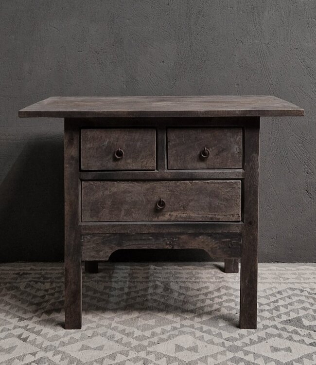 Luksa Home Collection Wandtafel Jamie | Antique Grey | H80 x B100 x D45 cm