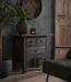 Luksa Home Collection Wandtafel Jamie | Antique Grey | H80 x B100 x D45 cm
