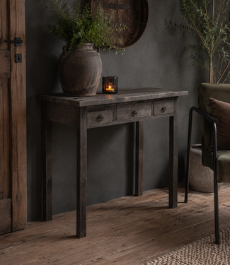 Luksa Home Collection Schrijftafel Juelz | 3 lades | H85 x B90 x D65 cm