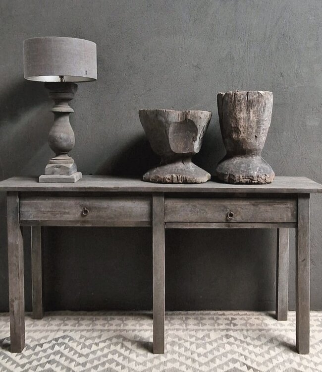 Luksa Home Collection Wandtafel Keen | Antique Grey | H90 x B180 x D46 cm