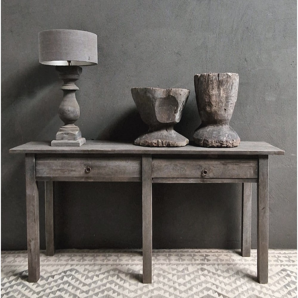 Luksa Home Collection Wandtafel Keen | Antique Grey | H90 x B180 x D46 cm
