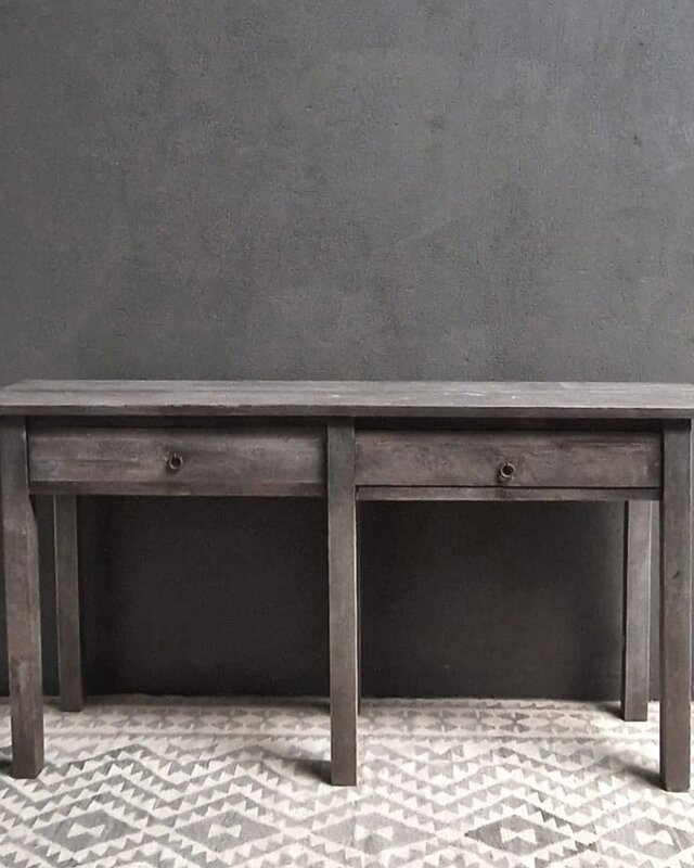 Luksa Home Collection Wandtafel Keen | Antique Grey | H90 x B180 x D46 cm