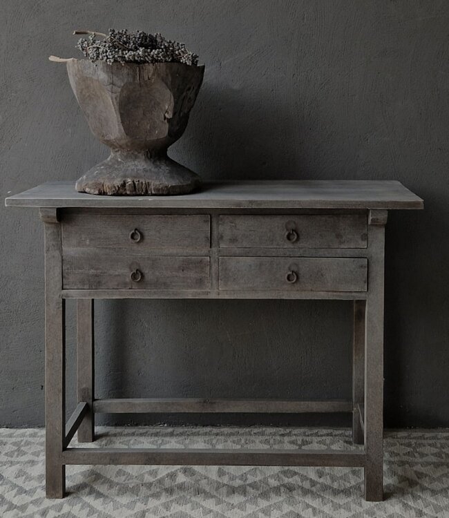 Luksa Home Collection Wandtafel Job | Antique Grey | H90 x B120 x D46 cm