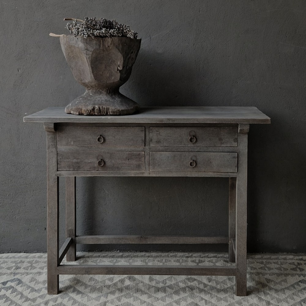 Luksa Home Collection Wandtafel Job | Antique Grey | H90 x B120 x D46 cm