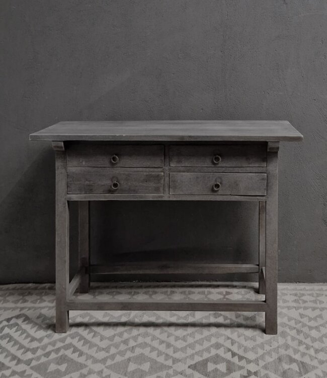 Luksa Home Collection Wandtafel Job | Antique Grey | H90 x B120 x D46 cm