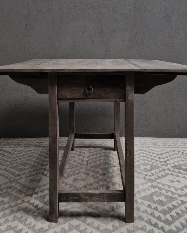 Luksa Home Collection Klaptafel Sepp | Antique Grey | H80 x B110 x D50 cm