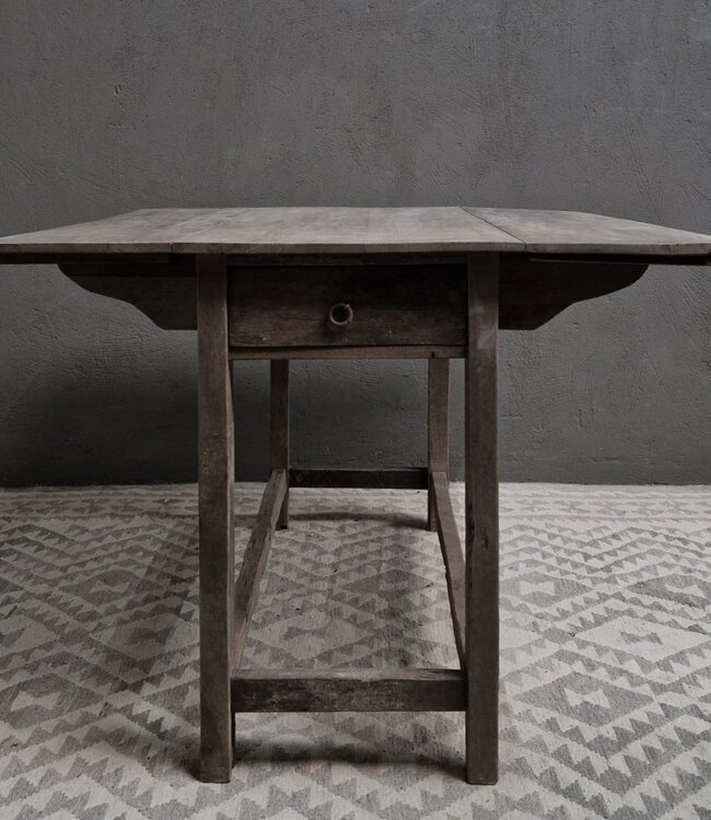 Luksa Home Collection Klaptafel Sepp | Antique Grey | H80 x B110 x D50 cm