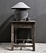 Luksa Home Collection Wandtafel Rijk | Antique Grey | H75 x B65 x D65 cm