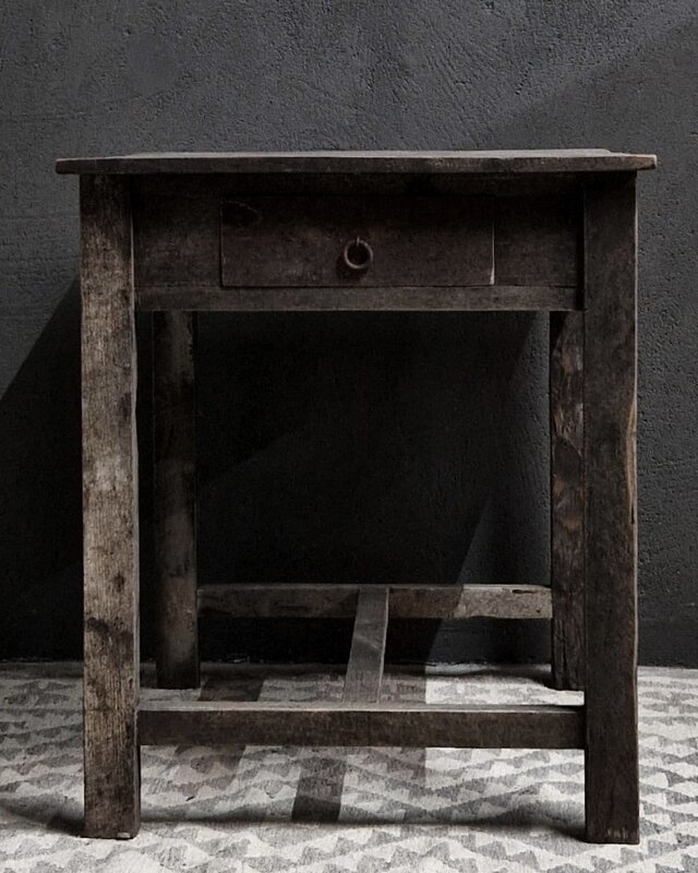 Luksa Home Collection Wandtafel Rijk | Antique Grey | H75 x B65 x D65 cm