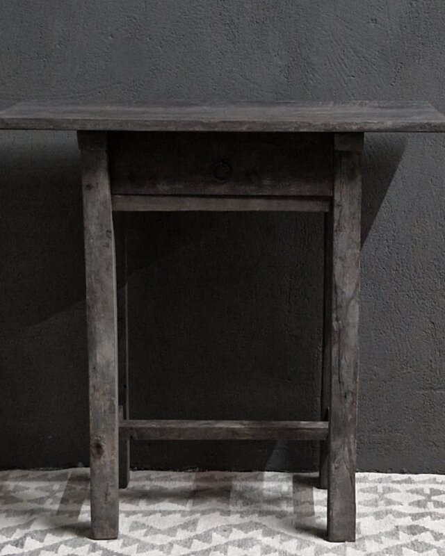 Luksa Home Collection Wandtafel Babet | Antique Grey | H80 x B80 x D40 cm