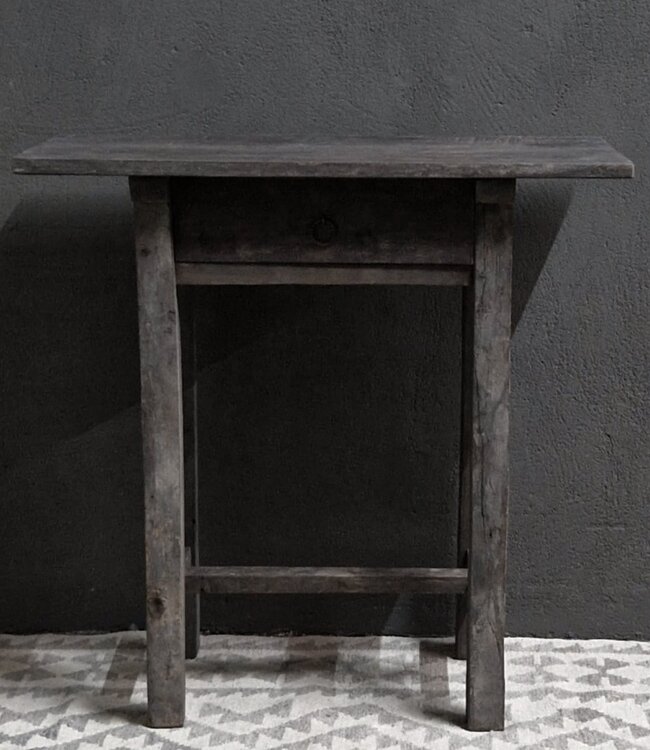 Luksa Home Collection Wandtafel Babet | Antique Grey | H80 x B80 x D40 cm