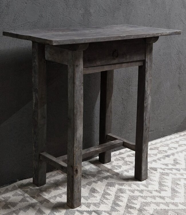 Luksa Home Collection Wandtafel Babet | Antique Grey | H80 x B80 x D40 cm
