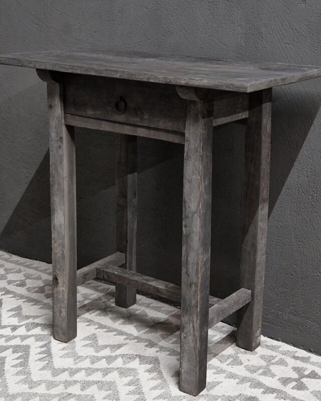 Luksa Home Collection Wandtafel Babet | Antique Grey | H80 x B80 x D40 cm