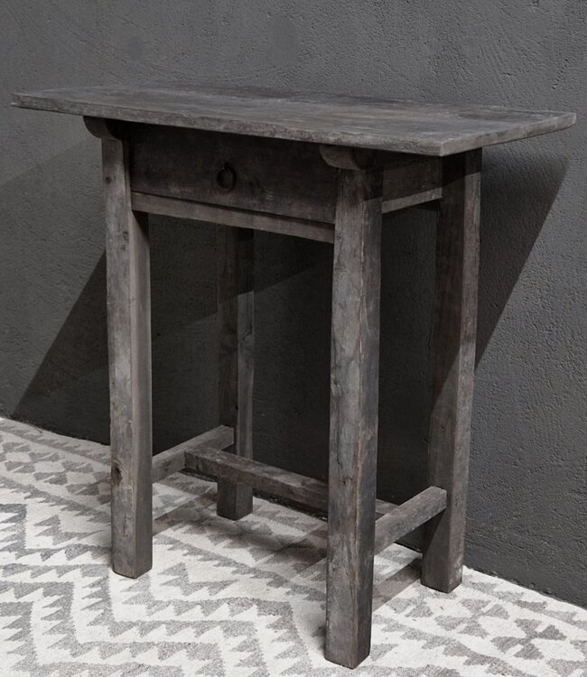 Luksa Home Collection Wandtafel Babet | Antique Grey | H80 x B80 x D40 cm