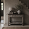 Wandtafel Lian | Antique Grey | H80 x B160 x D40 cm