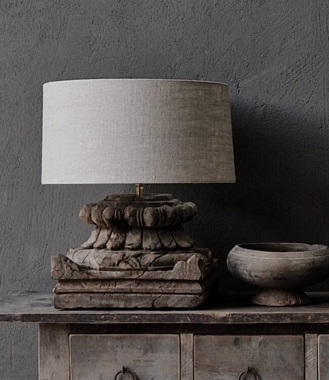 Luksa Home Collection Wandtafel Lian | Antique Grey | H80 x B160 x D40 cm
