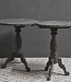 Luksa Home Collection Houten Wijntafel Bas | Antique Grey | D50 cm