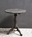 Luksa Home Collection Houten Wijntafel Bas | Antique Grey | D60 cm