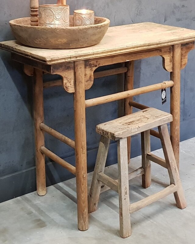 Luksa Home Collection Aziatische Console-tafel | Uniek | Oud Hout