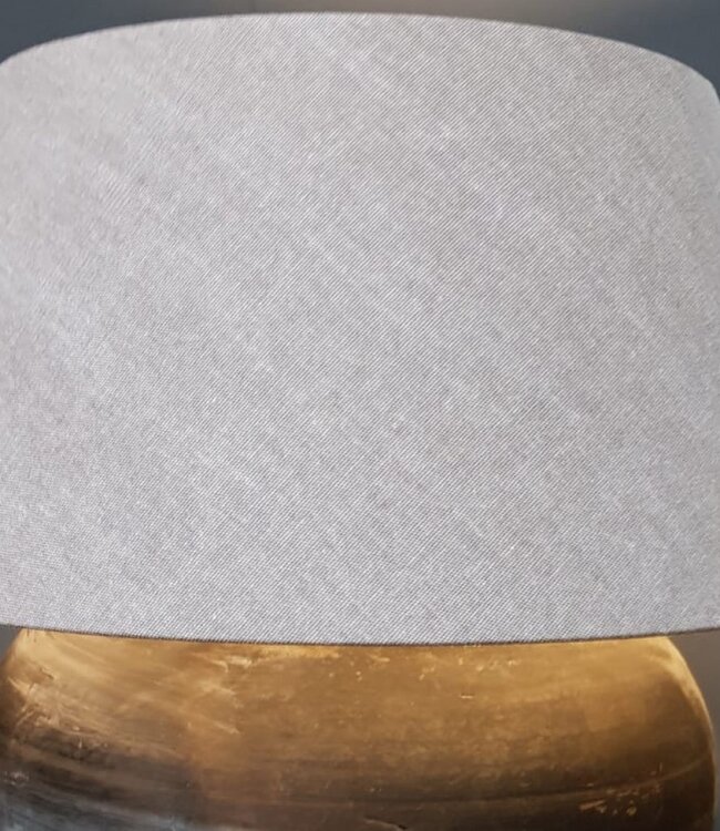 Luksa Home Collection Lampenkap Taps | Taupe | Katoen | 4 Maten