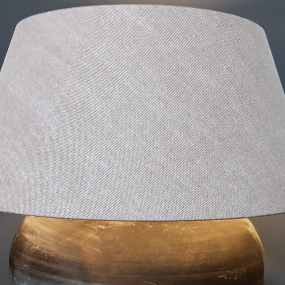 Luksa Home Collection Lampenkap Taps | Taupe | Katoen | 4 Maten