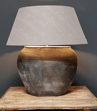 Luksa Home Collection Lampenkap Taps | Taupe | Katoen | 4 Maten