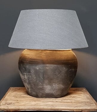 Luksa Home Collection Lampenkap Taps | Antraciet | Katoen | 4 Maten