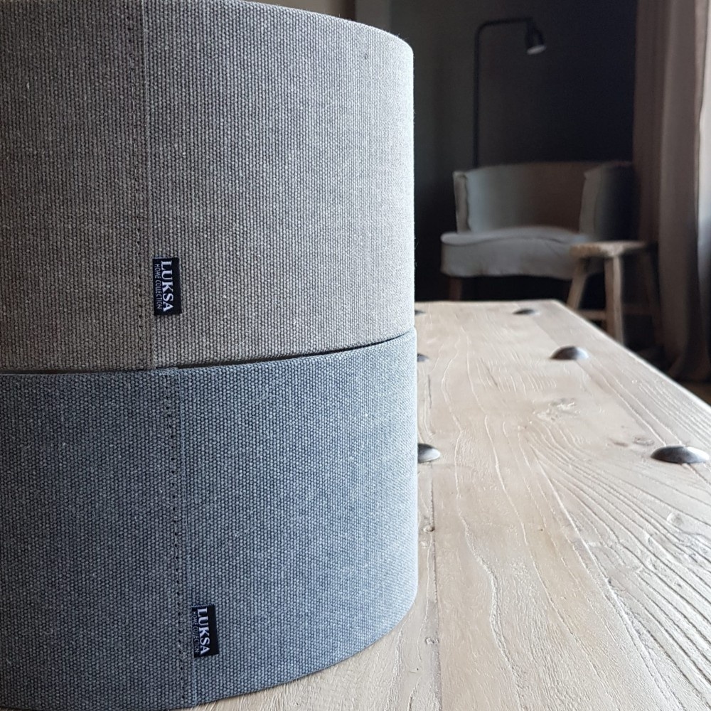 Luksa Home Collection Lampenkap | Cilinder | Antraciet | 5 Afmetingen