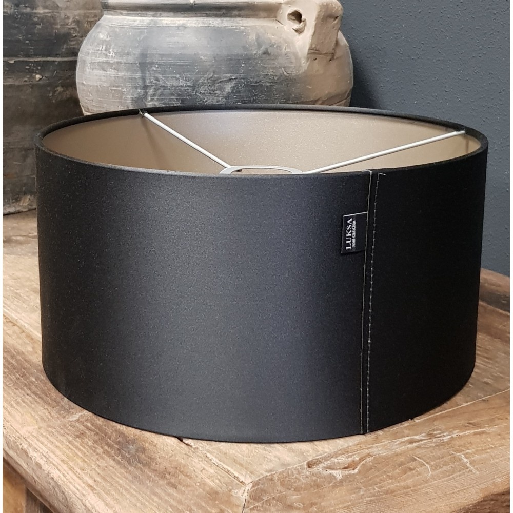 Luksa Home Collection Lampenkap | Cilinder | Zwart | 6 Afmetingen