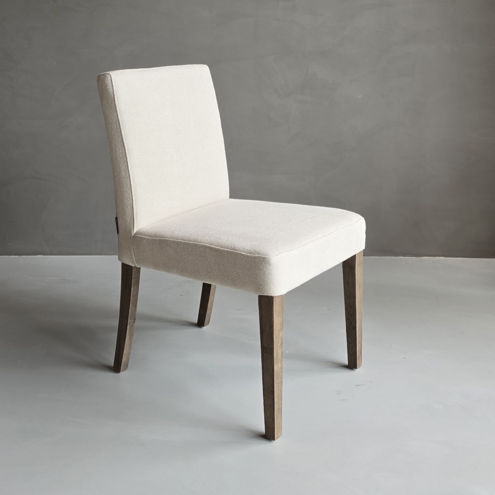 Luksa Home Collection Eetkamerstoel Nora | 100% Linnen - Taupe Of Beige
