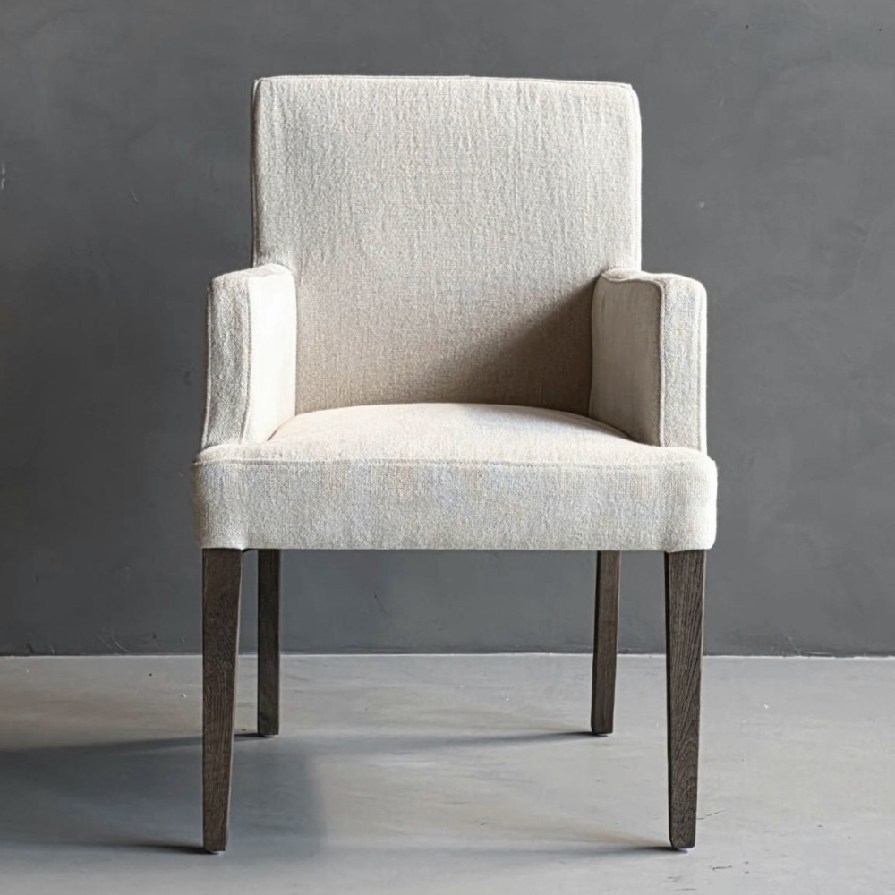 Luksa Home Collection Stoel Emma | 100% Linnen | H88 cm | 2 Kleuren
