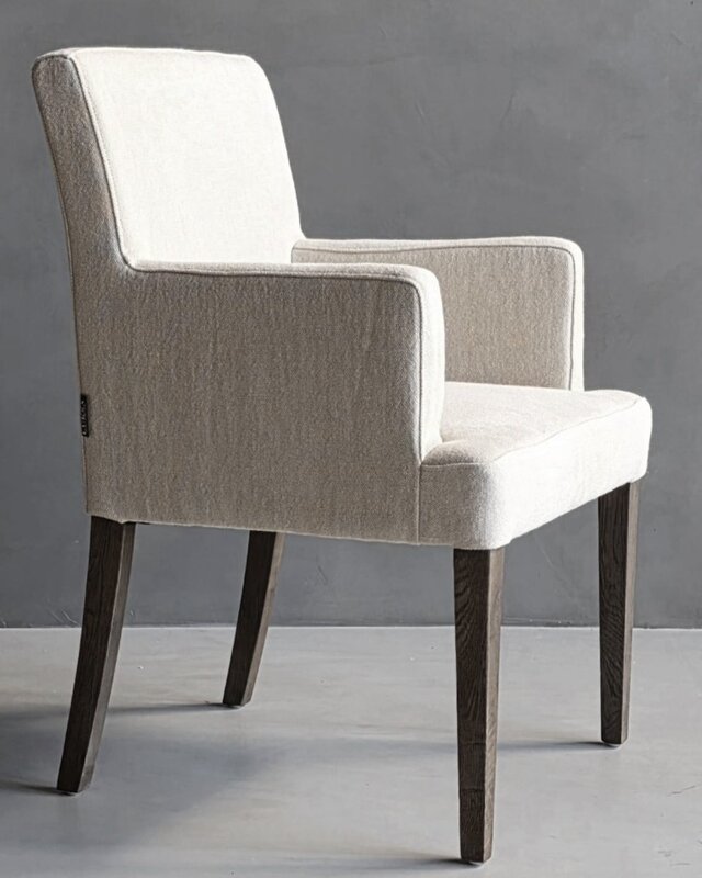 Luksa Home Collection Stoel Emma | 100% Linnen | H88 cm | 2 Kleuren