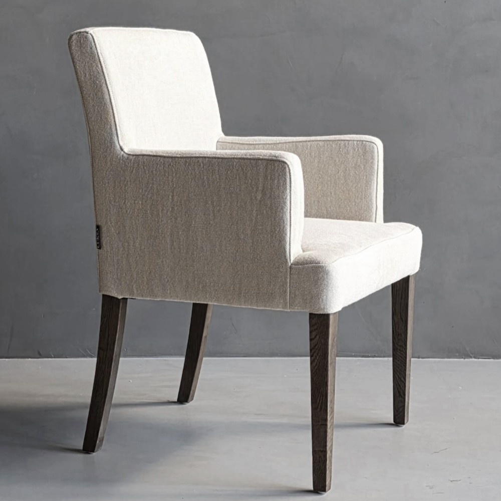 Luksa Home Collection Stoel Emma | 100% Linnen | H88 cm | 2 Kleuren