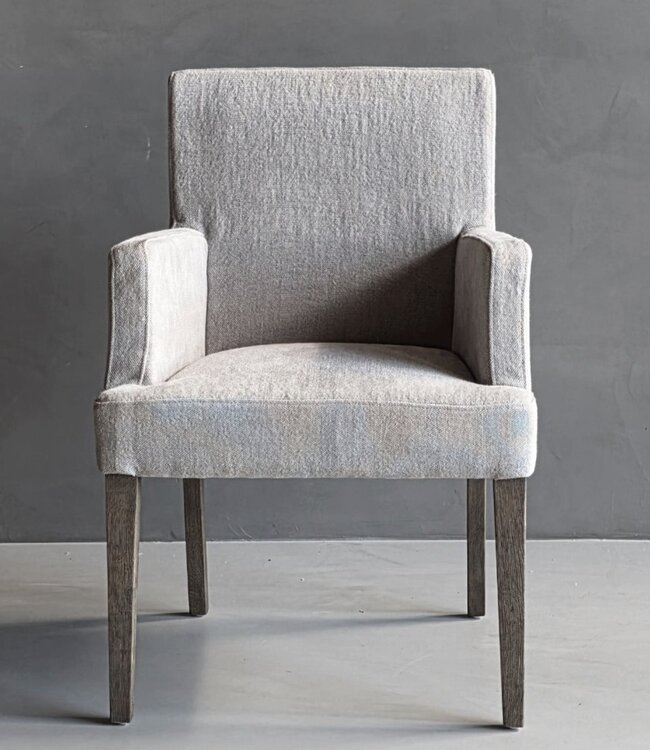 Luksa Home Collection Stoel Emma | 100% Linnen | H88 cm | 2 Kleuren