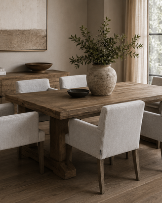 Luksa Home Collection Stoel Emma | 100% Linnen | H88 cm | 2 Kleuren