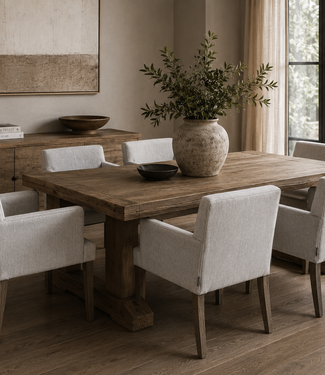 Luksa Home Collection Stoel Emma | 100% Linnen | H88 cm | 2 Kleuren