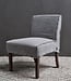 Luksa Home Collection Eetkamerstoel Nine | Espresso | 100% Linnen | H86 cm