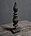 Luksa Home Collection Houten Figuur Op Standaard | Antique Grey