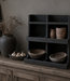 Luksa Home Collection Gruttersbak Balbir | Vintage Black | H45 x B45 x D25 cm