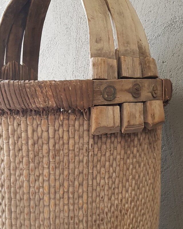Luksa Home Collection Aziatische Plukmand Met Hengsel | H50 x D30 cm