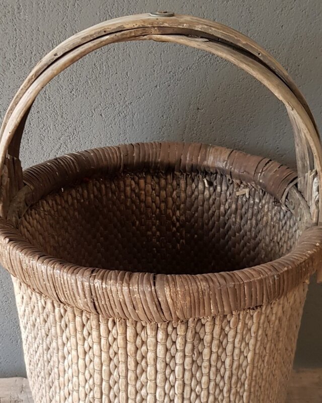 Luksa Home Collection Aziatische Plukmand Met Hengsel | H50 x D30 cm