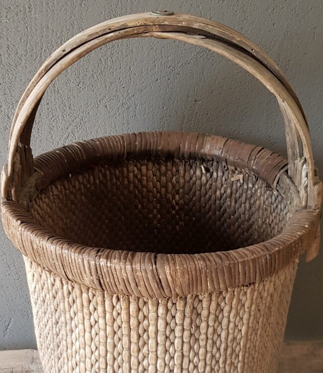 Luksa Home Collection Aziatische Plukmand Met Hengsel | H50 x D30 cm