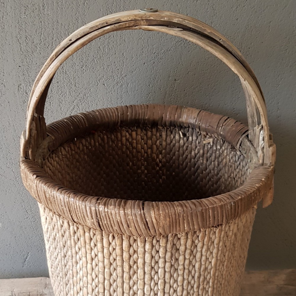 Luksa Home Collection Aziatische Plukmand Met Hengsel | H50 x D30 cm