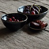 Schaal Trulli | Donkerbruin | Set Van 4 | H4,5 x D15 cm