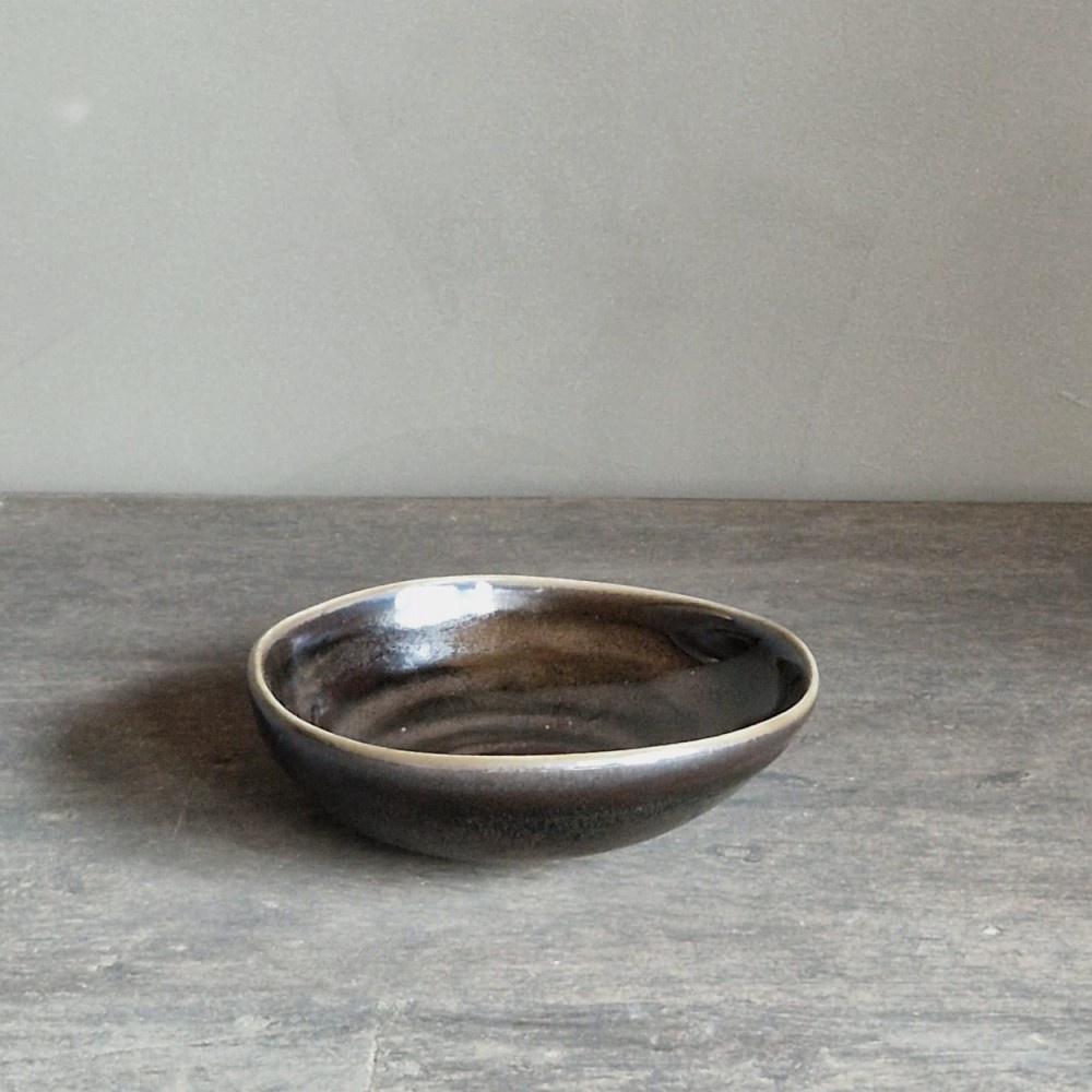 Luksa Home Collection Schaal Trulli | Donkerbruin | Set Van 4 | H4,5 x D15 cm