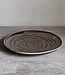 Luksa Home Collection Ontbijtbord Trulli | Donkerbruin | Set Van 2 | H2,5 x D23 cm